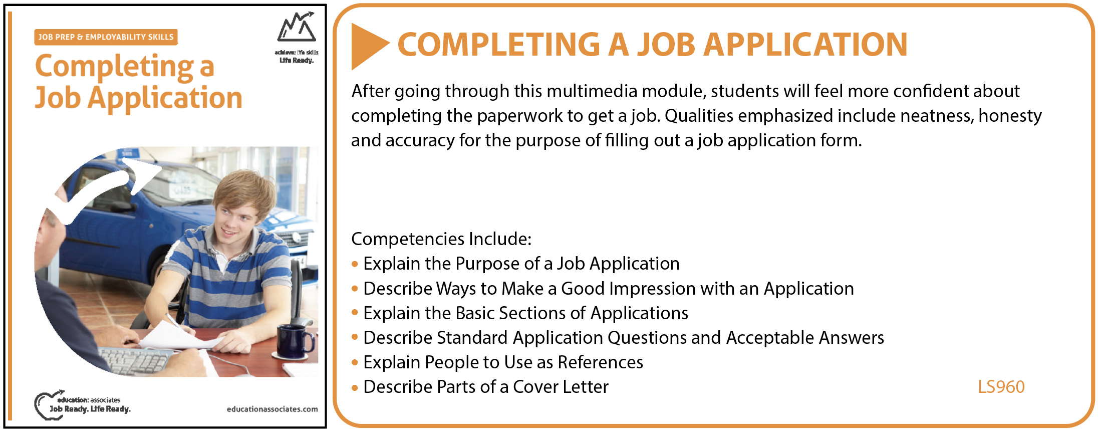 Completing a Job Application